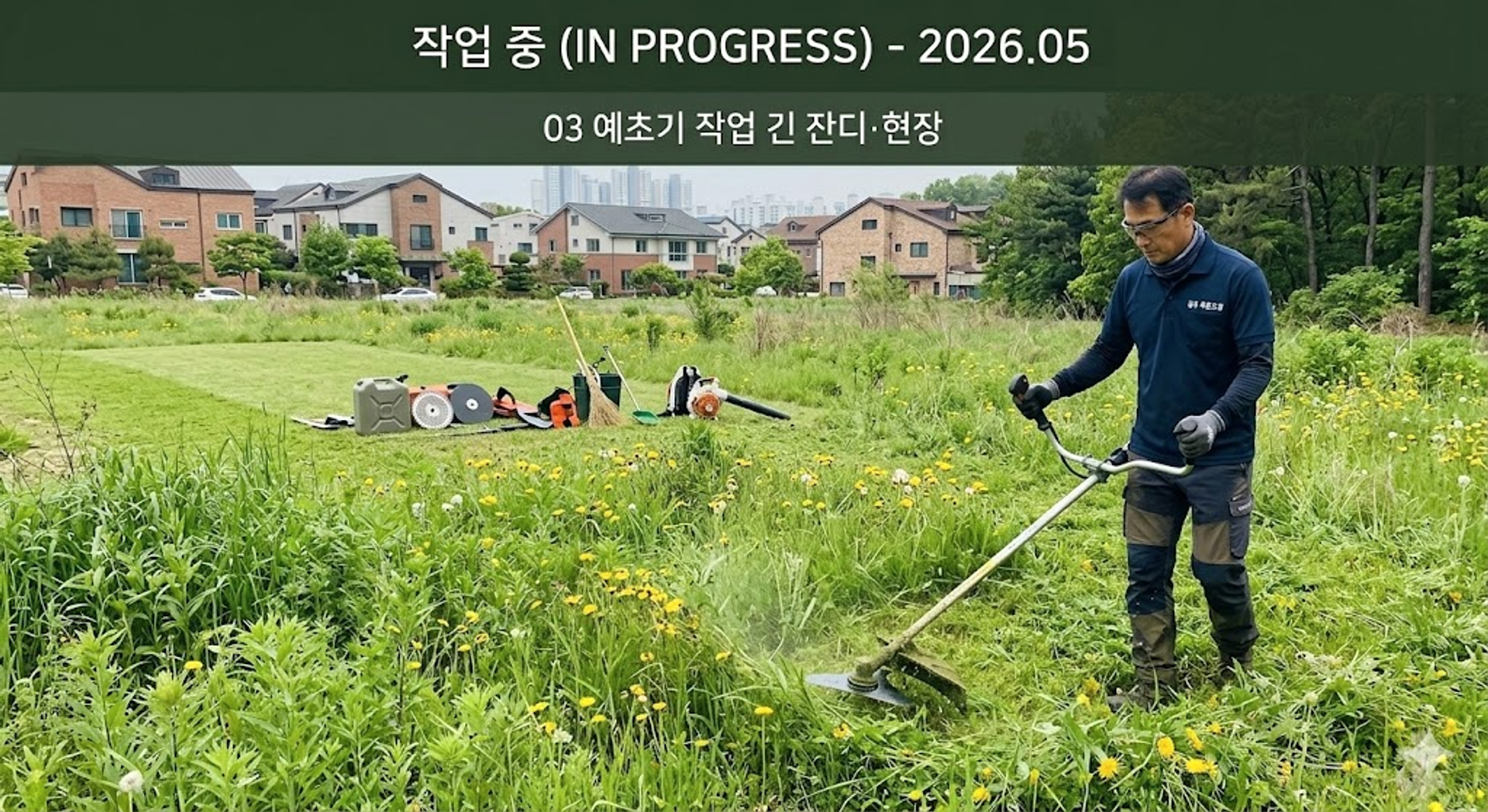 강서 상가 앞 마당